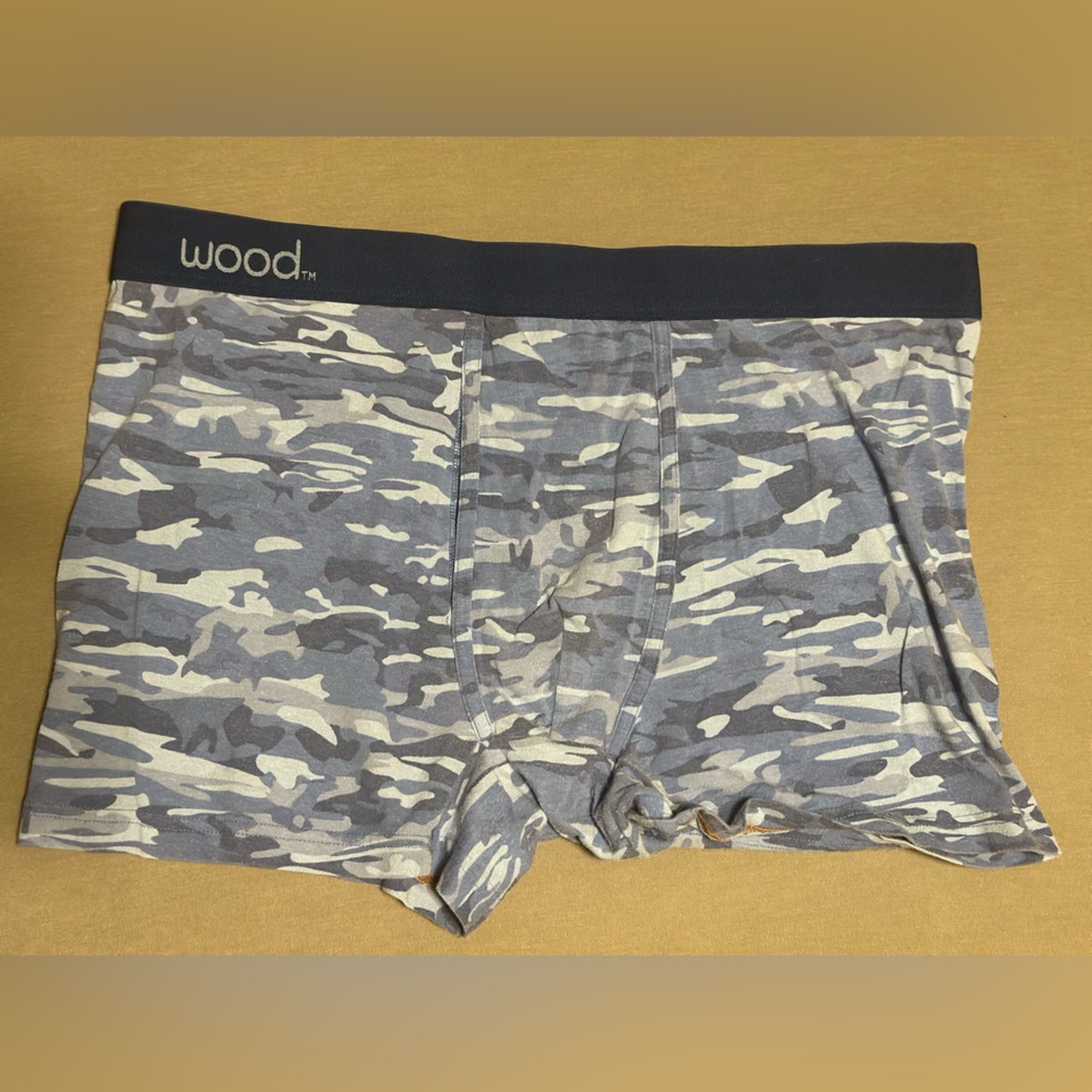 Wood Blue Camo Boxer Brief XXL